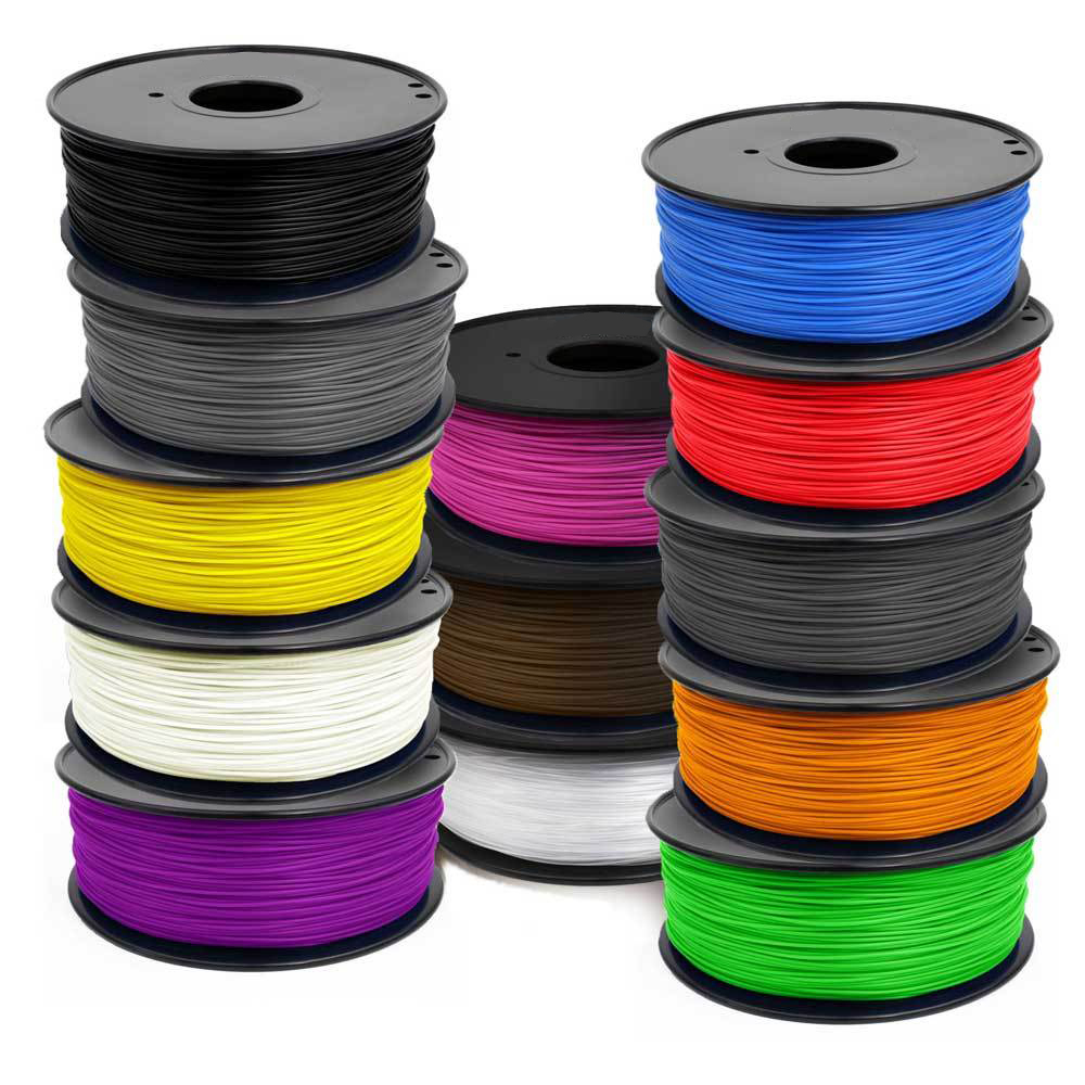 What 3D printing filaments are available?