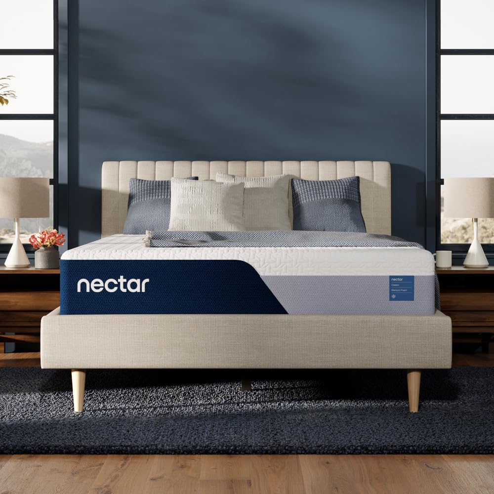Nectar Classic 12” Queen Mattress for Back and Hip Pain