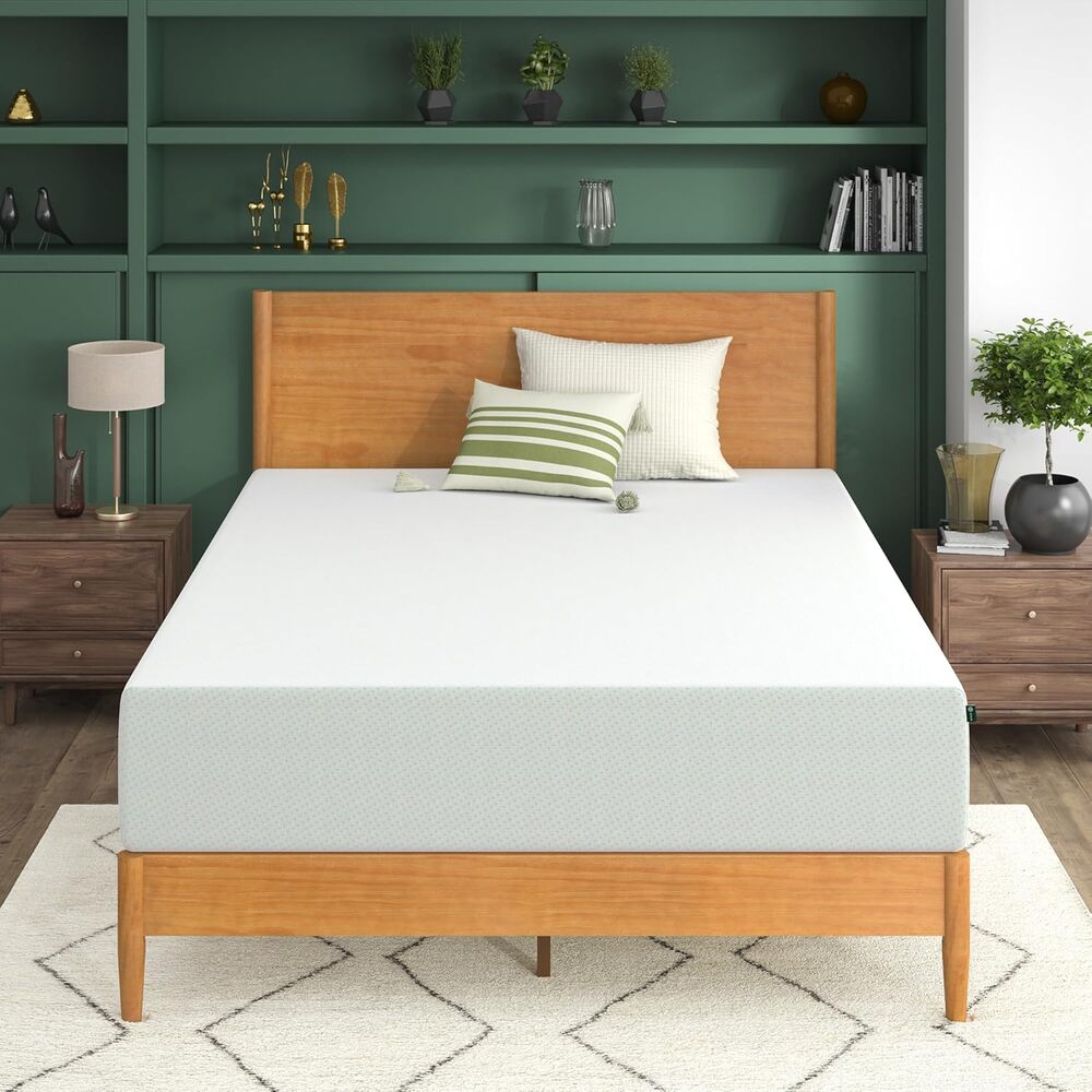 ZINUS 12 Inch Green Tea Memory Foam Mattress for Guest Room