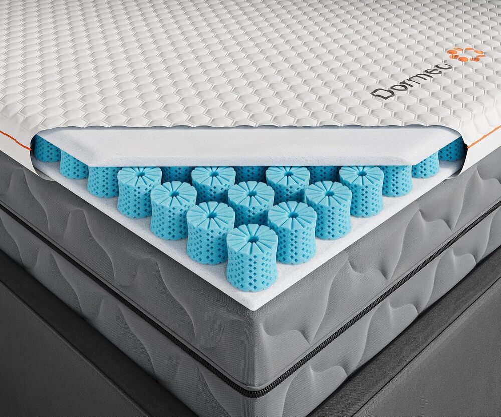 Dormeo Octasmart Mattress Topper for Sciatica, Superior Cooling, Good Spinal Alignment and Hypoallergenic
