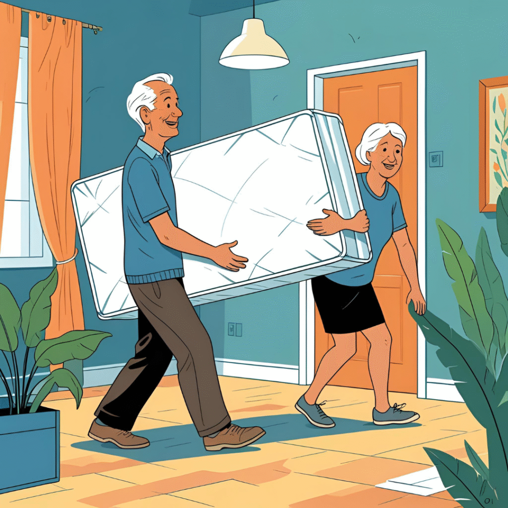 How to Move a Mattress if you're Senior?