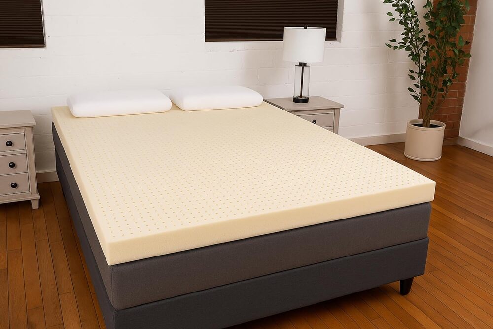 Talalay Firm Latex Topper fro bck pain, mmediate spinal alignment boost, 5  years warranty.