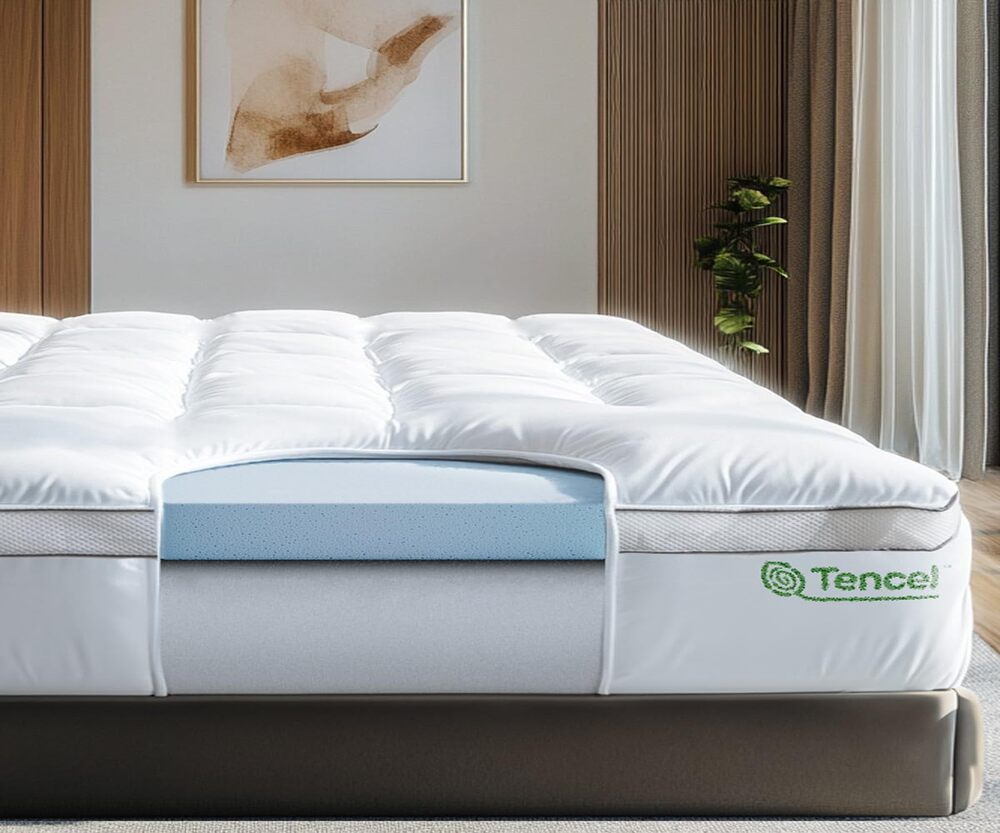 ViscoSoft 4-Inch Mattress Topper for Sciatica, Significant Thickness and minimal motion transfer