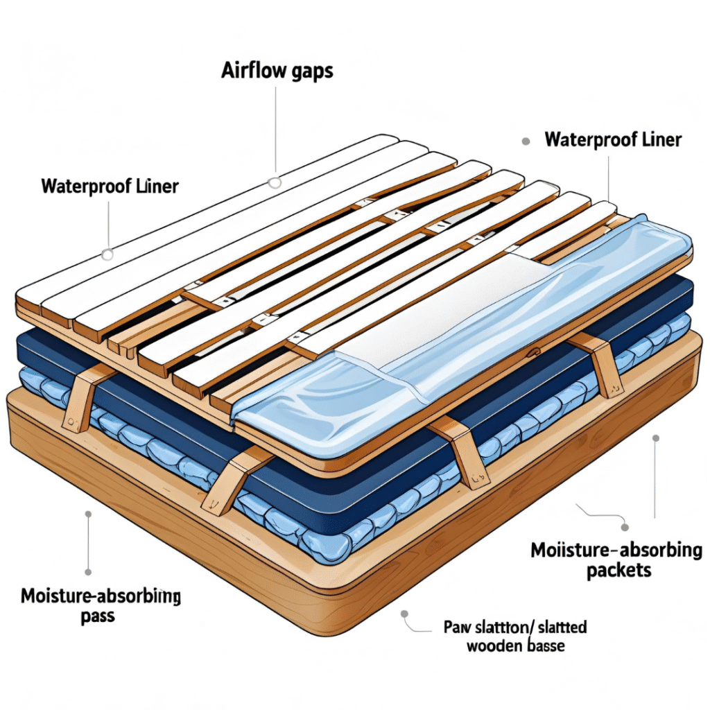 Prevention of Mold & Moisture Under Van Mattress