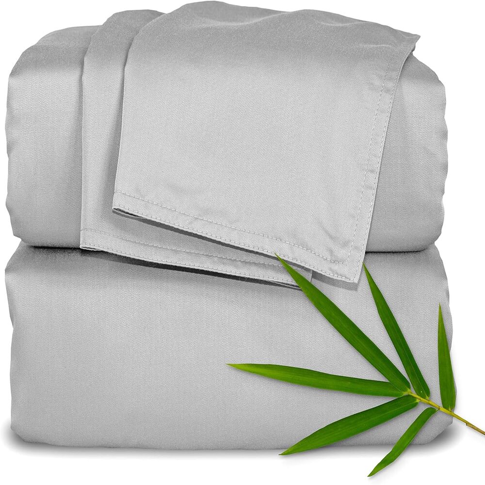 King Sheets by Pure Bamboo for  Best Cooling Bed Sheets for Hot Sleepers & Night Sweats,  Odor banishing, deep pockets, instant cool touch.