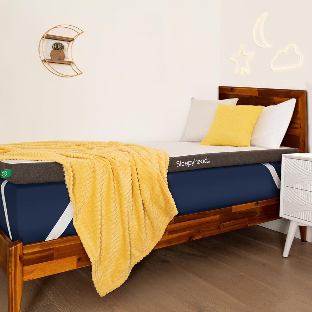 Sleepyhead 3-inches Gel Memory-Foam Topper for side sleepers, motion isolation, student friendly sizing, quick pressure relief