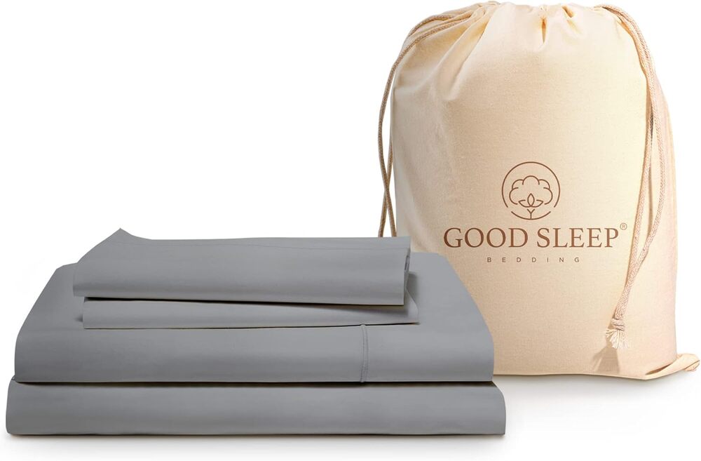 Good Sleep Bedding Full Size Sheets for allergies and sensitive skin, 100% Egyptian cotton, ideal for sensitive skin.