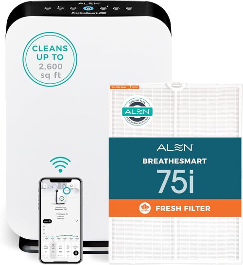 Alen Air Purifier BreatheSmart 75i for nursery and infants, Child lock, less noise.