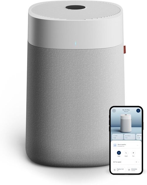 Rooms Blue Pure 211i Max Air Purifiers for Large Spaces (Living Rooms & Whole Homes), easy to operate, consumes low energy.