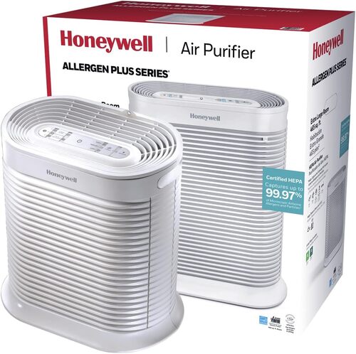 Honeywell HEPA 304 air purifier for nursery and infants, CARB zero ozone, Simple dial.
