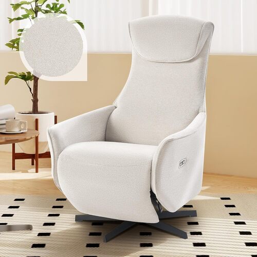 Jocisland Zero Gravity Power Cream Chair for back pain comes with five level vibrations.