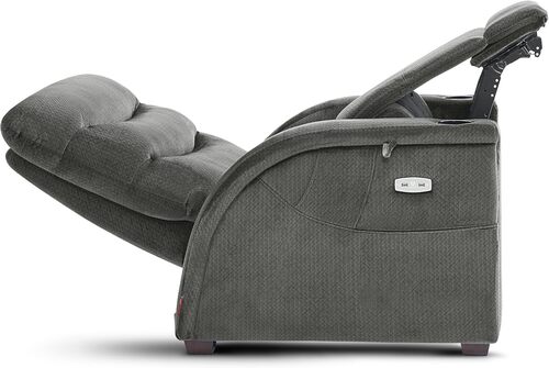 MCombo Power Zero Gravity gray Recliner Chair for back pain features with One-touch Zero-G plus independent headrest